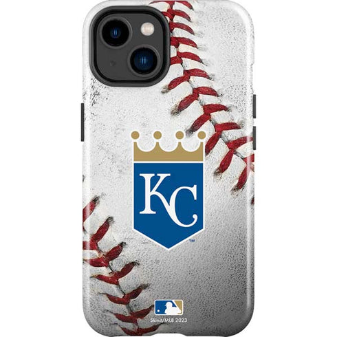 MLB Kansas City Royals Game Ball iPhone 15 Plus Impact Case