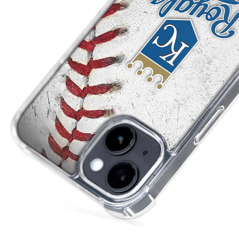 MLB Kansas City Royals Game Ball iPhone 15 Plus MagSafe Case