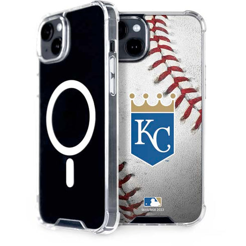MLB Kansas City Royals Game Ball iPhone 15 Plus MagSafe Case