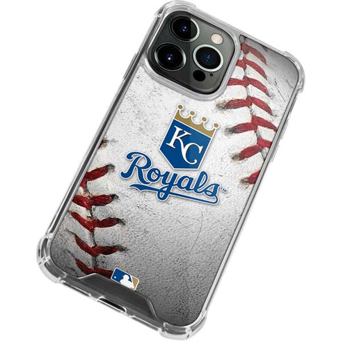 MLB Kansas City Royals Game Ball iPhone 14 Pro Max Clear Case