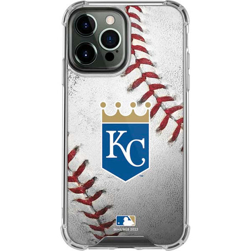 MLB Kansas City Royals Game Ball iPhone 14 Pro Max Clear Case