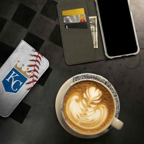 MLB Kansas City Royals Game Ball iPhone 14 Pro Max Folio Case