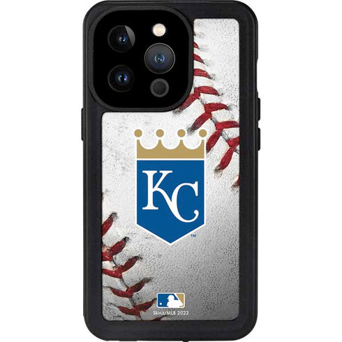 MLB Kansas City Royals Game Ball iPhone 14 Pro Waterproof Case