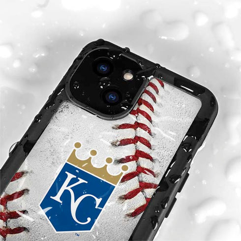MLB Kansas City Royals Game Ball iPhone 15 Waterproof Case