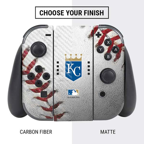 MLB Kansas City Royals Game Ball Nintendo Switch Bundle Skin
