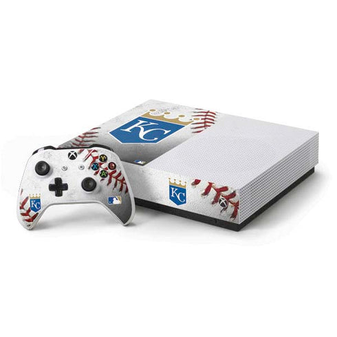 MLB Kansas City Royals Game Ball Xbox One S All-Digital Edition Bundle Skin