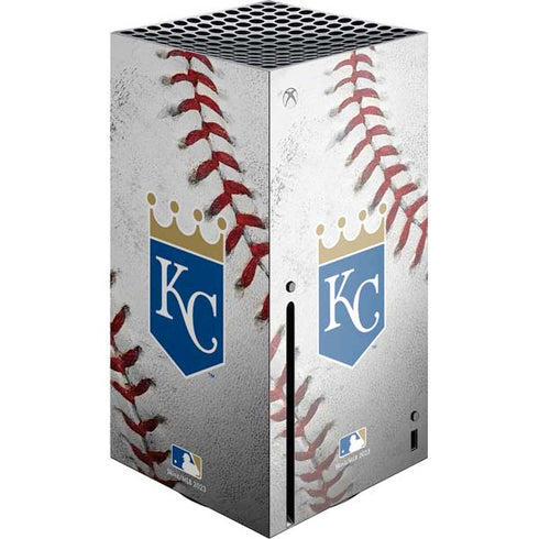 MLB Kansas City Royals Game Ball Xbox Series X Console Skin