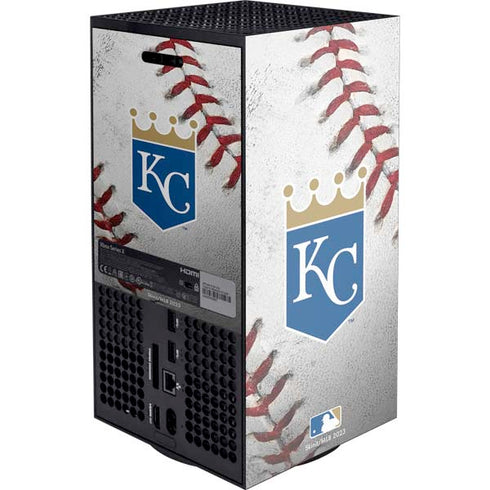 MLB Kansas City Royals Game Ball Xbox Series X Console Skin