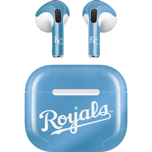 MLB Kansas City Royals Jersey Alternate Apple AirPods (3rd Gen 2021) Skin