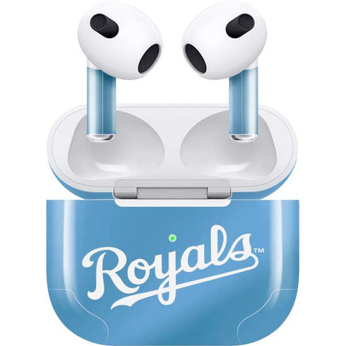 MLB Kansas City Royals Jersey Alternate Apple AirPods (3rd Gen 2021) Skin