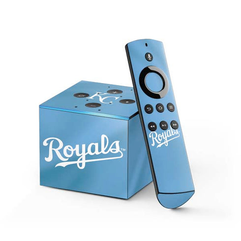 MLB Kansas City Royals Jersey Alternate Fire TV Cube Skin