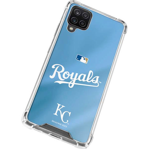 MLB Kansas City Royals Jersey Alternate Galaxy A12 Clear Case