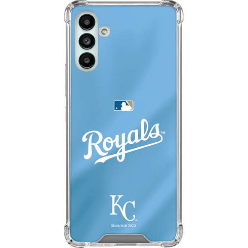 MLB Kansas City Royals Jersey Alternate Galaxy A13 5G Clear Case