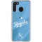 MLB Kansas City Royals Jersey Alternate Galaxy A21 Clear Case
