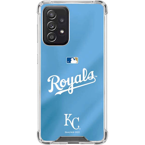 MLB Kansas City Royals Jersey Alternate Galaxy A52 5G Clear Case