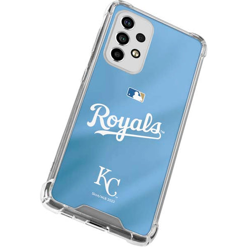 MLB Kansas City Royals Jersey Alternate Galaxy A53 5G Clear Case