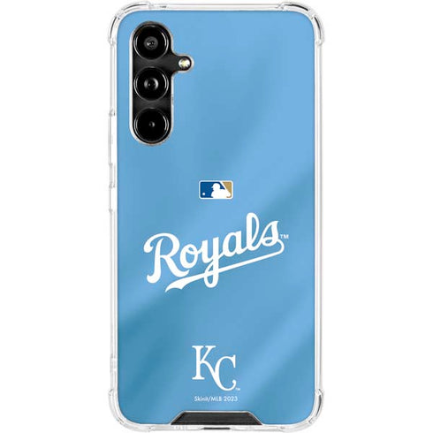 MLB Kansas City Royals Jersey Alternate Galaxy A54 5G Clear Case