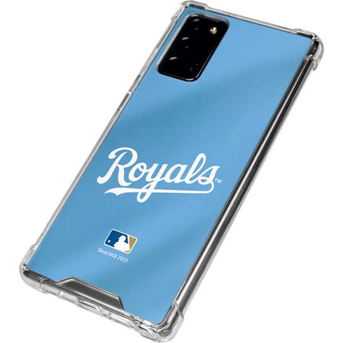 MLB Kansas City Royals Jersey Alternate Galaxy Note20 5G Clear Case