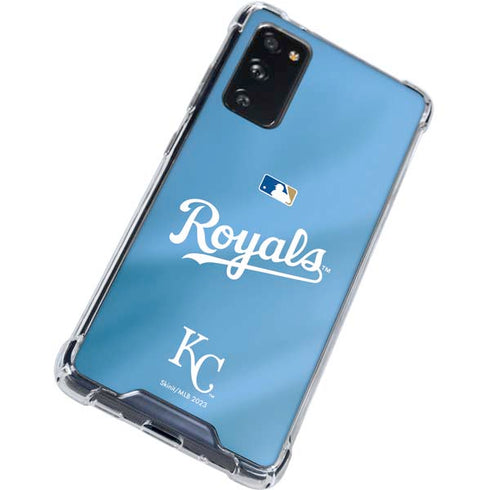 MLB Kansas City Royals Jersey Alternate Galaxy S20 FE Clear Case