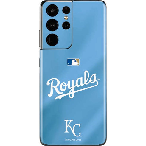 MLB Kansas City Royals Jersey Alternate Galaxy S21 Ultra 5G Skin