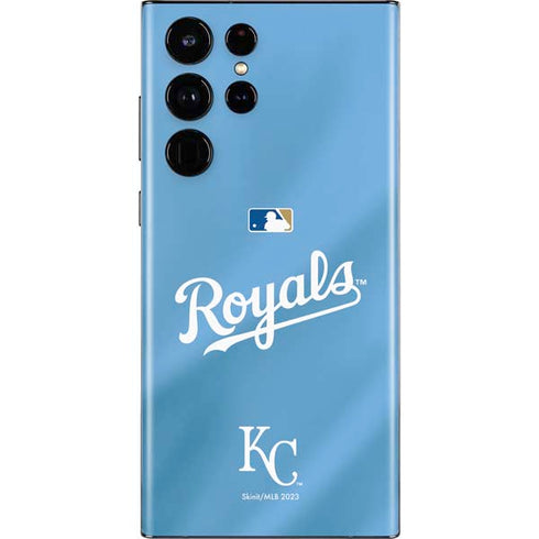 MLB Kansas City Royals Jersey Alternate Galaxy S22 Ultra Skin