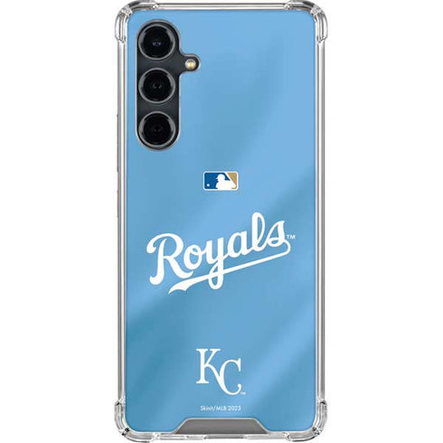 MLB Kansas City Royals Jersey Alternate Galaxy S23 FE Clear Case