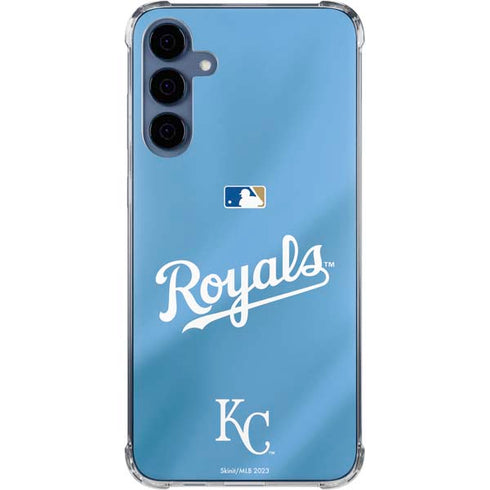 MLB Kansas City Royals Jersey Alternate Galaxy S24 Clear Case