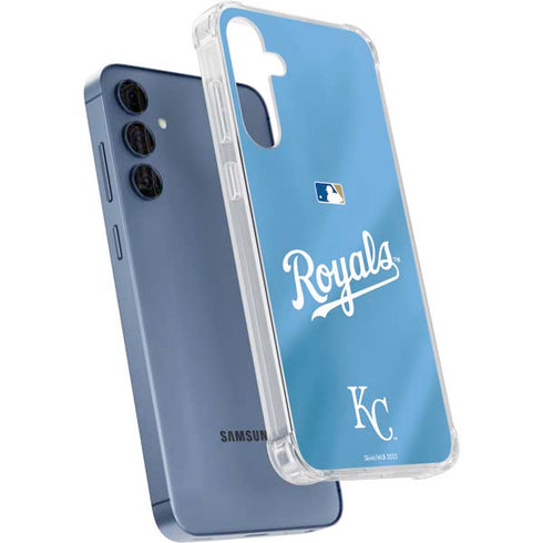 MLB Kansas City Royals Jersey Alternate Galaxy S24 Clear Case