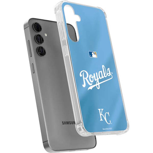 MLB Kansas City Royals Jersey Alternate Galaxy S24 Plus Clear Case