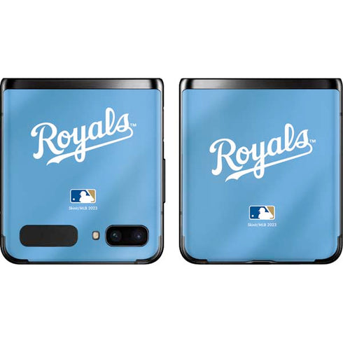 MLB Kansas City Royals Jersey Alternate Galaxy Z Flip Skin