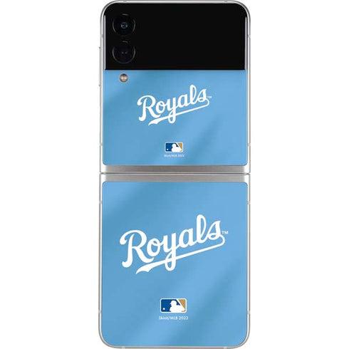 MLB Kansas City Royals Jersey Alternate Galaxy Z Flip4 5G Skin