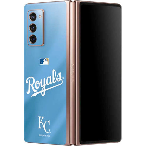 MLB Kansas City Royals Jersey Alternate Galaxy Z Fold2 5G Skin
