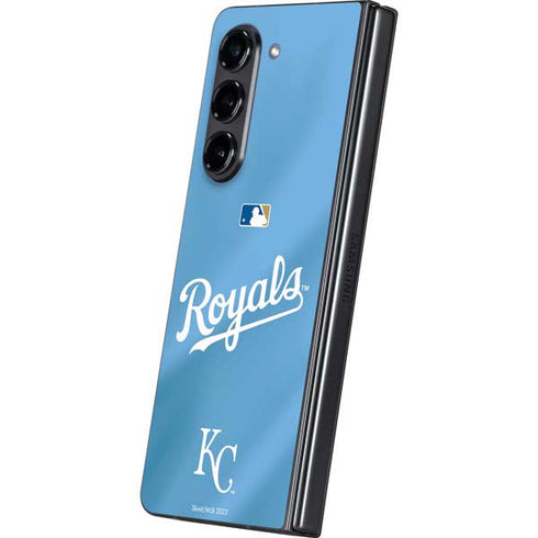 MLB Kansas City Royals Jersey Alternate Galaxy Z Fold5 5G Skin