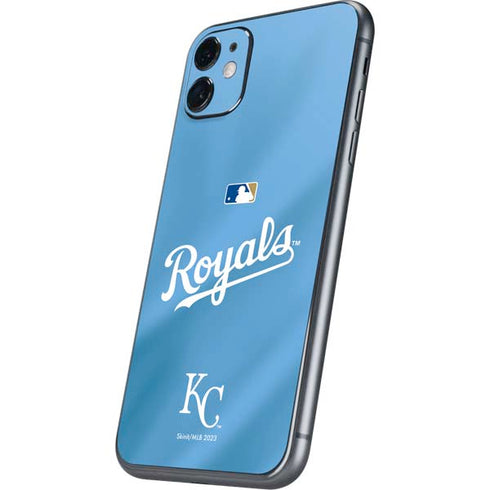 MLB Kansas City Royals Jersey Alternate iPhone 11 Skin