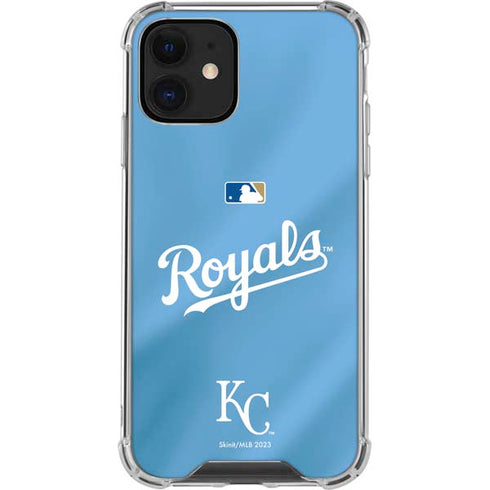 MLB Kansas City Royals Jersey Alternate iPhone 12 Mini Clear Case