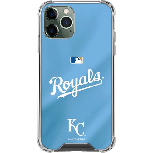 MLB Kansas City Royals Jersey Alternate iPhone 12 Pro Clear Case