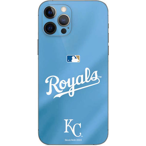 MLB Kansas City Royals Jersey Alternate iPhone 12 Pro Skin