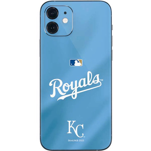 MLB Kansas City Royals Jersey Alternate iPhone 12 Skin
