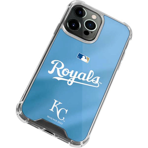 MLB Kansas City Royals Jersey Alternate iPhone 15 Pro Clear Case