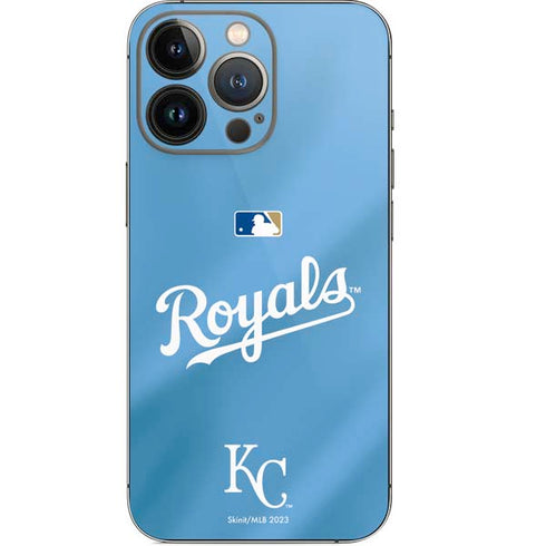 MLB Kansas City Royals Jersey Alternate iPhone 14 Pro Skin