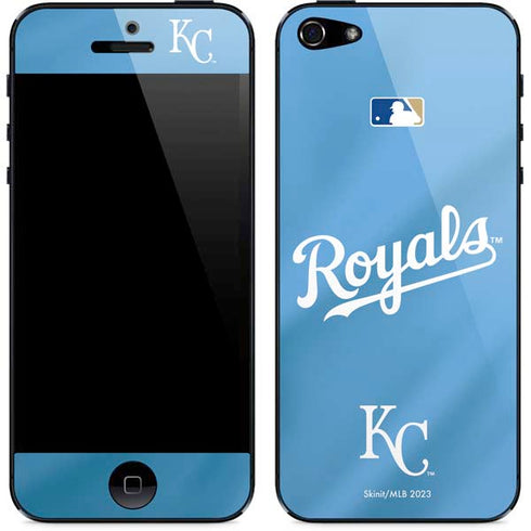 MLB Kansas City Royals Jersey Alternate iPhone 5/5s/5SE Skin