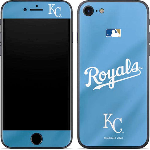 MLB Kansas City Royals Jersey Alternate iPhone 8 Skin