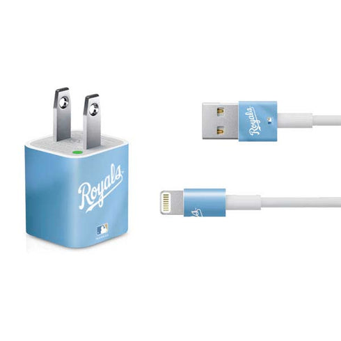MLB Kansas City Royals Jersey Alternate iPhone Charger (5W USB) Skin