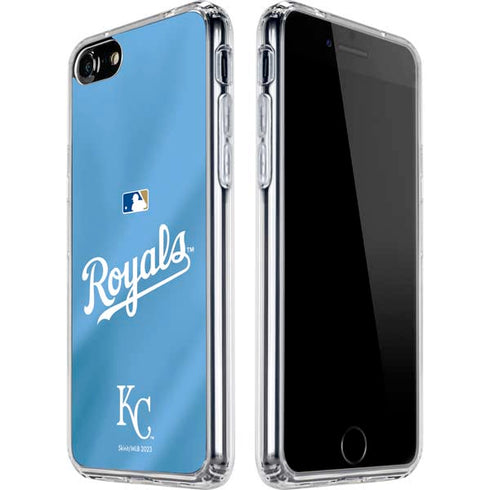 MLB Kansas City Royals Jersey Alternate iPhone SE (2nd & 3rd Gen) Clear Case