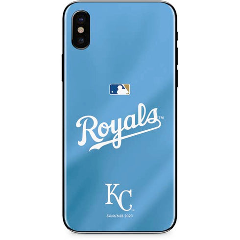 MLB Kansas City Royals Jersey Alternate iPhone XS Skin