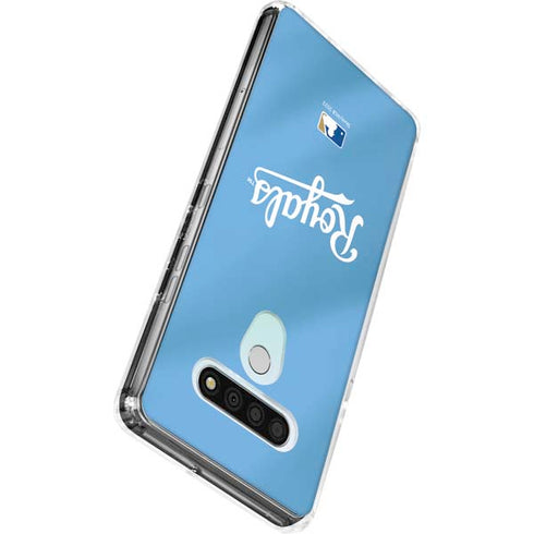 MLB Kansas City Royals Jersey Alternate LG Stylo 6 Clear Case