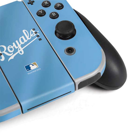 MLB Kansas City Royals Jersey Alternate Nintendo Switch OLED (2021) Skin