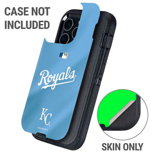 MLB Kansas City Royals Jersey Alternate Otterbox Defender iPhone Skin