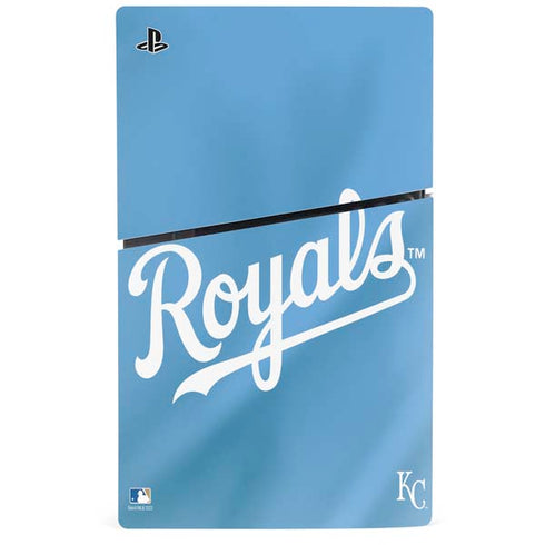 MLB Kansas City Royals Jersey Alternate PS5 Slim Disk Console Skin