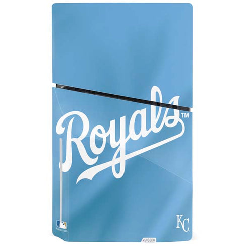 MLB Kansas City Royals Jersey Alternate PS5 Slim Disk Console Skin